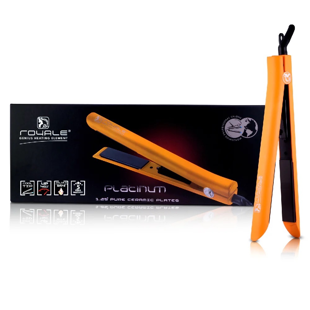 Platinum Genius Heating Element Hair Straightener with 100% Ceramic Plates